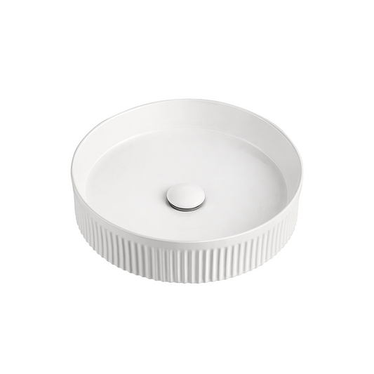 'Round' Ceramic Basin - 410x100mm