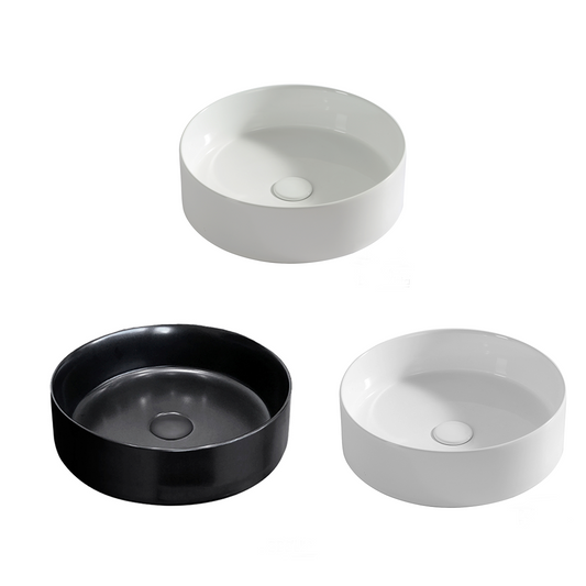 'Round' Ceramic Basin - 360x120mm