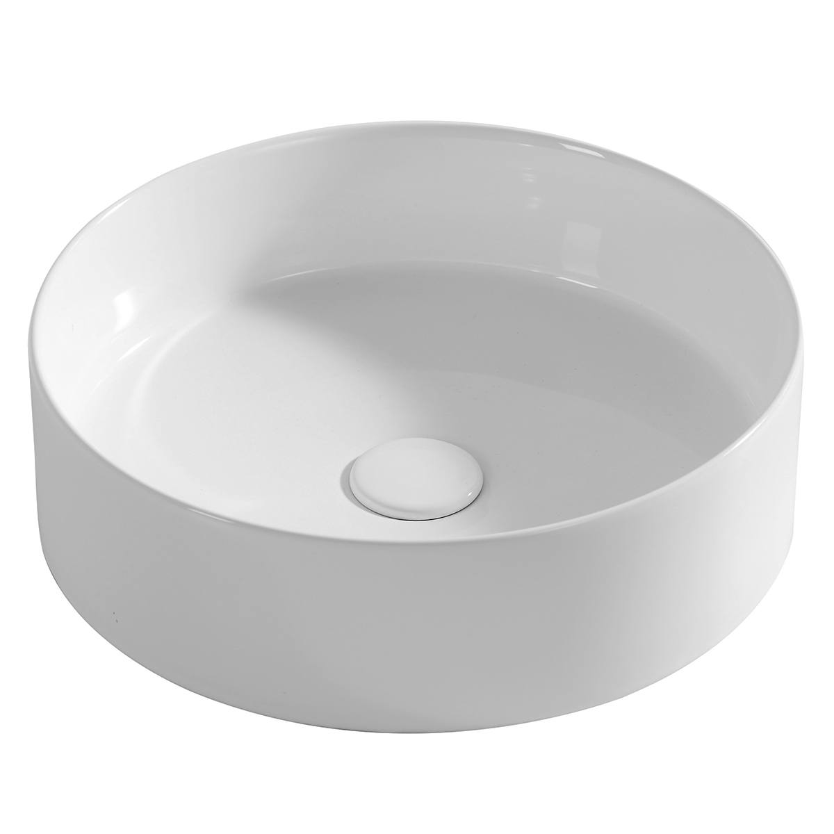 'Round' Ceramic Basin - 360x120mm