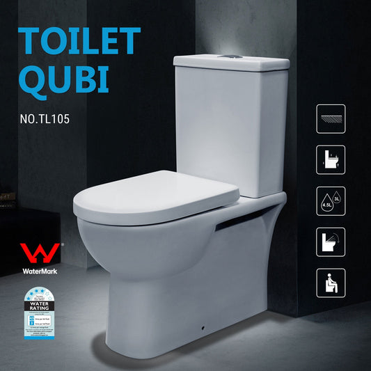 Wall Faced Boxed Rim Toilet suite