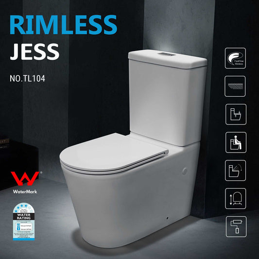 Rimless Wall Faced Toilet Suite